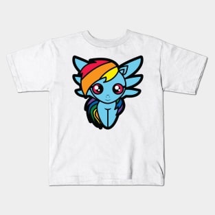 Rainbow Dash Tooniefied Kids T-Shirt